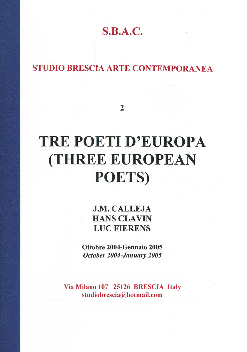 Tre poeti d'Europa